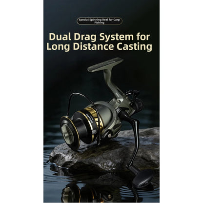 Lightweight Carp Fishing Reel 5.2:1 Gear Ratio