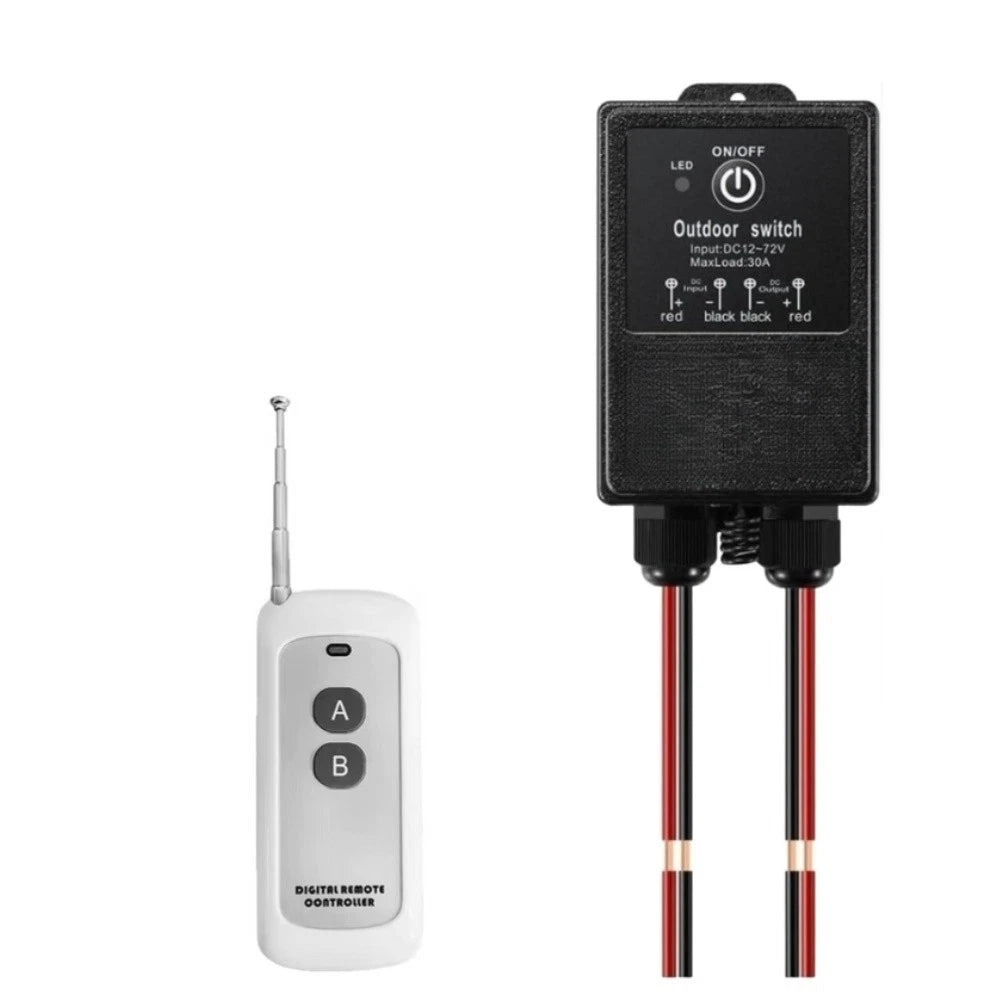 High Power Wireless Remote Switch AC220V 30A IP65 for Fans Lights