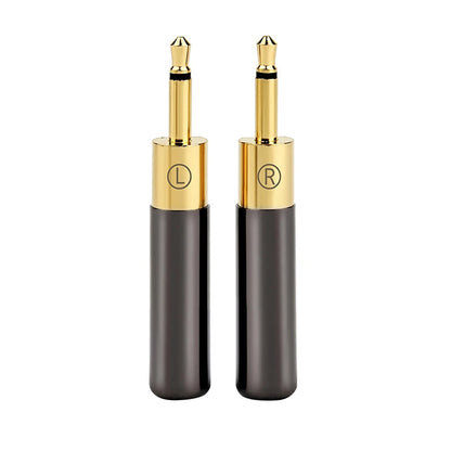 2X 2.5mm Mono Male Jack Headphone Plug for HD700 (Upgrade)