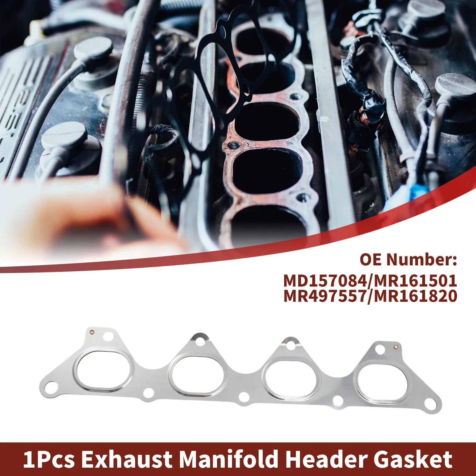Exhaust Manifold Header Gasket Replacement for Mitsubishi Carisma (1995–2006)