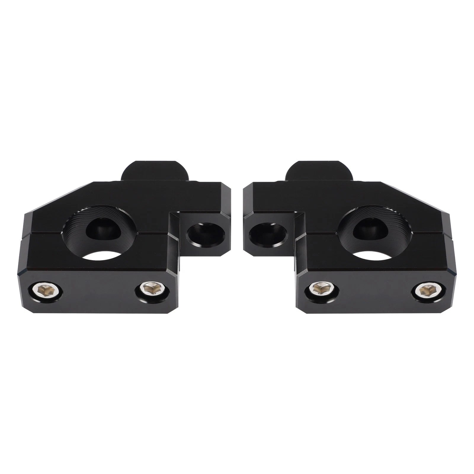 20mm Offset Black Handlebar Risers for KTM 390 790 890 1290 Adventure (2019–2024)