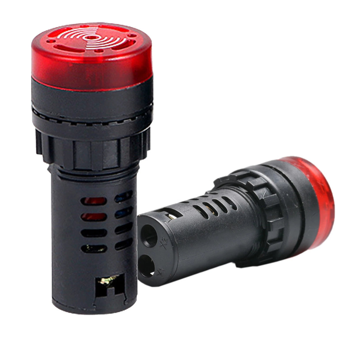 2X LED Signal Light Buzzer Alarm for Universal Applications (12V)