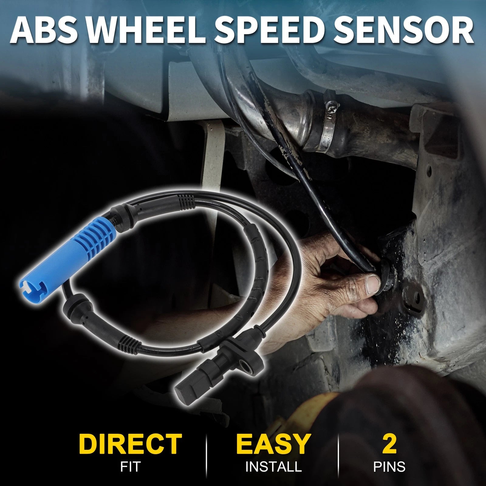Front Left ABS Wheel Speed Sensor Replacement for BMW X5 (2000–2003)