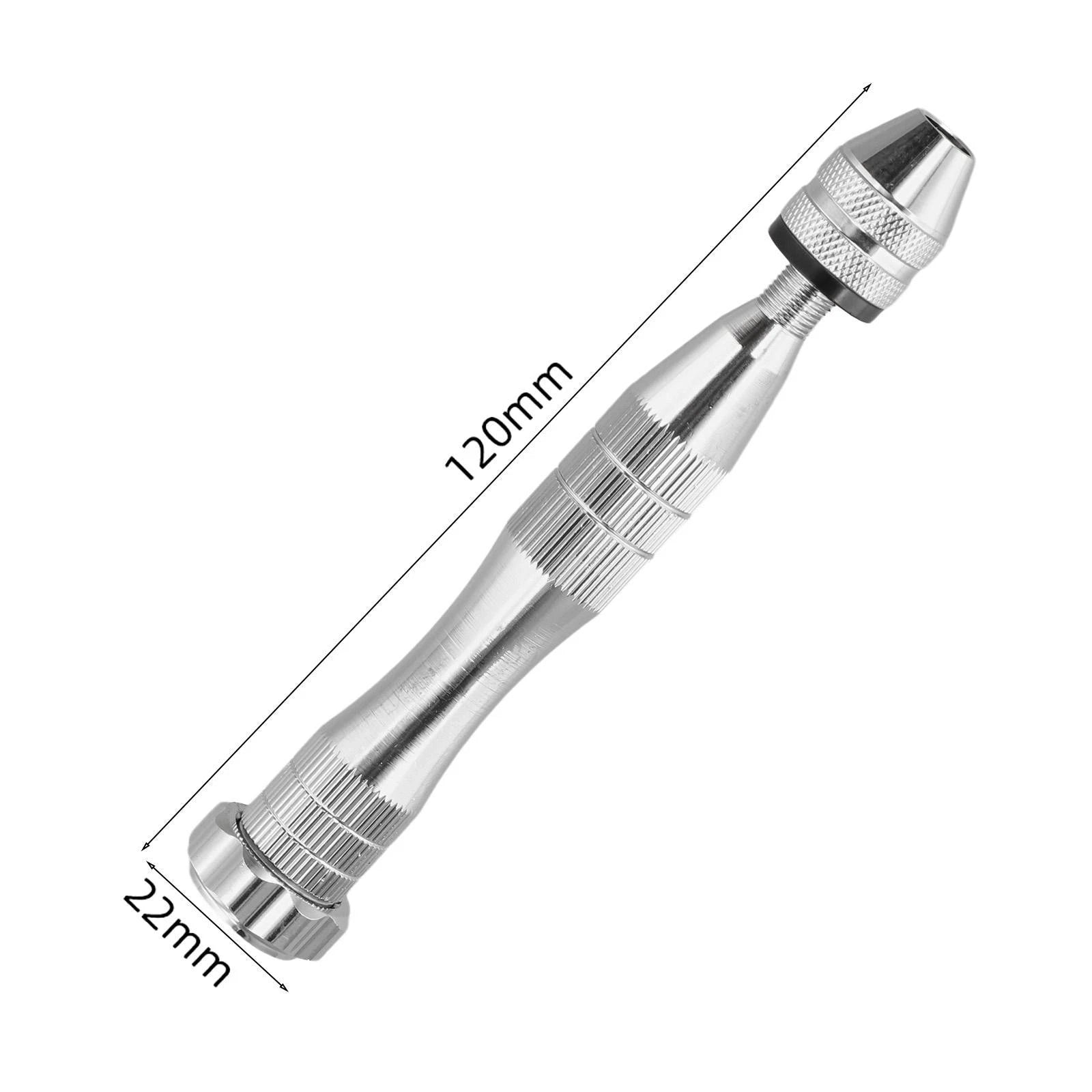 Lightweight Aluminum Hand Drill for Wood Plastic Rubber (No Specific Model)