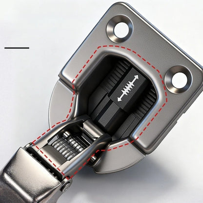 Smooth Operated Cabinet Hinge with Silent Close Function (13.25 x 4.2 x 2.35cm)