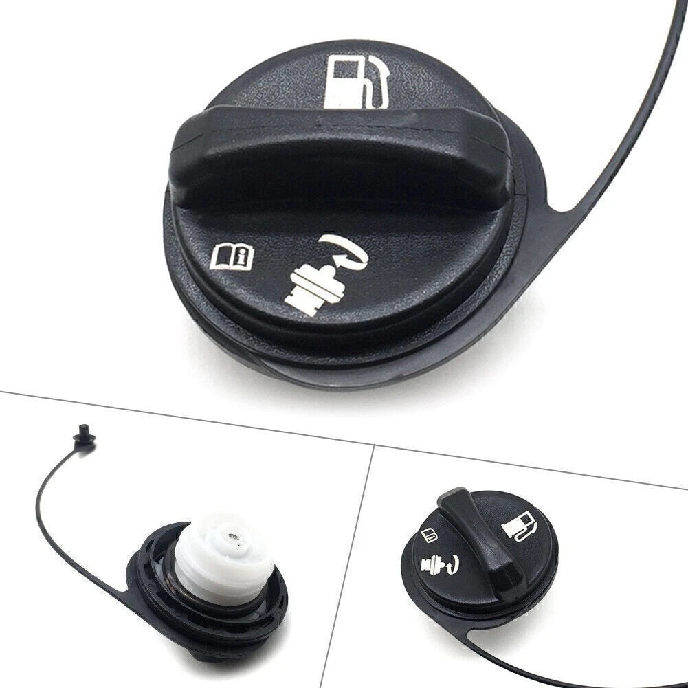 Fuel Gas Tank Cap with Strap for Car Parts (2015–2023)