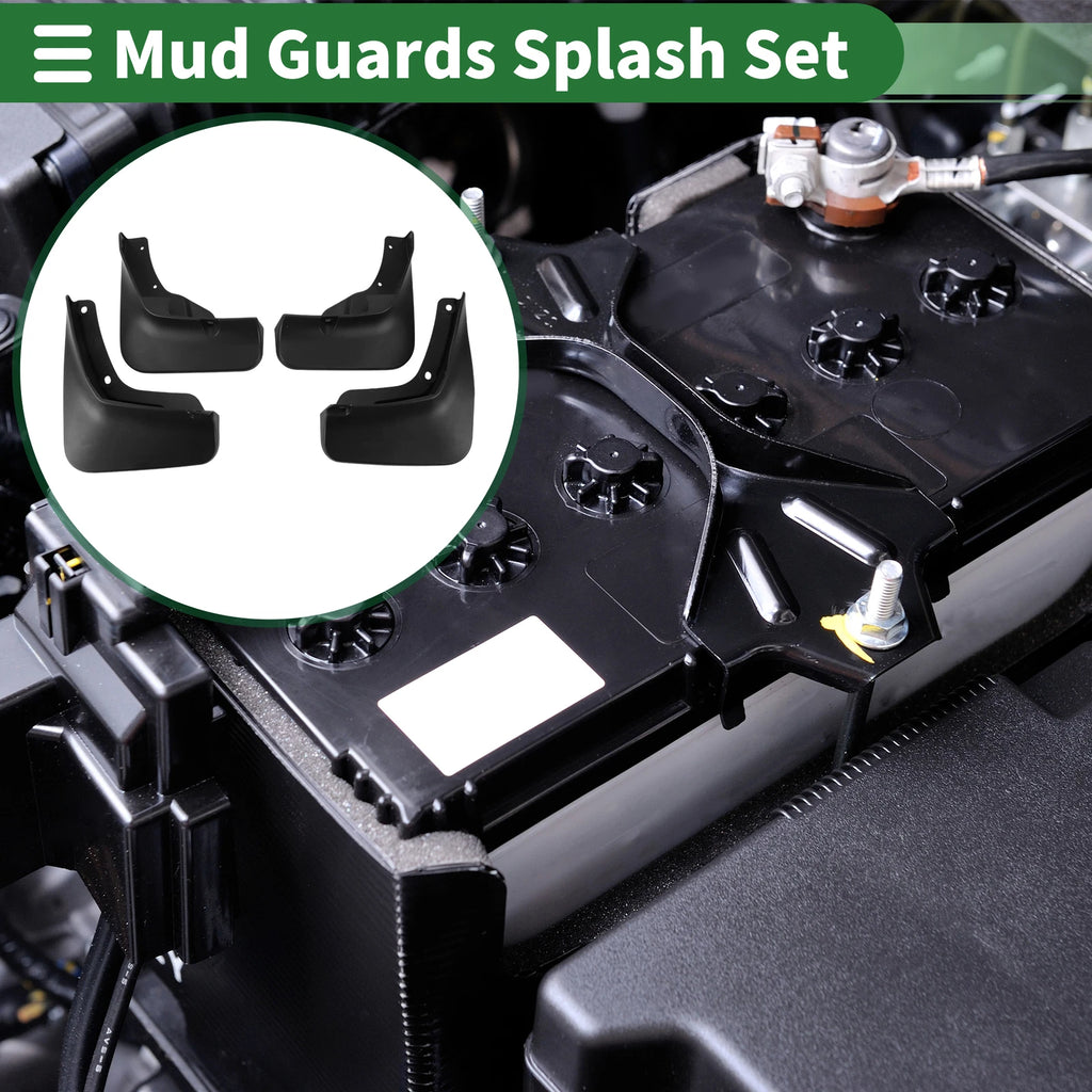 Mud Flaps Splash Guards for Lincoln Nautilus (2023–2024) W/ Mounts