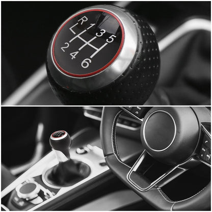 6-Speed Manual Shift Knob Lever Cover for Audi A3 S3 (2008–2014)