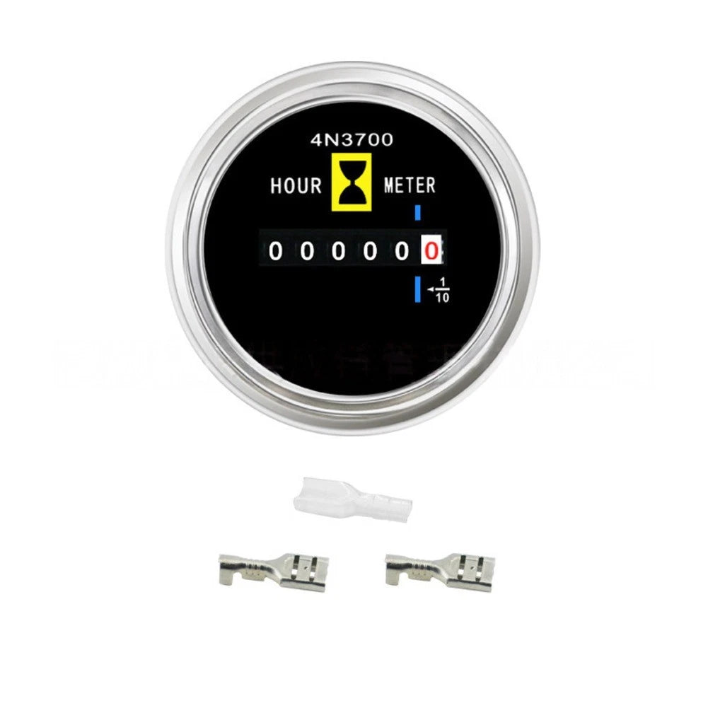 52MM Timer Operating Hours Meter 4N3700 Compatible with Excavator Loader