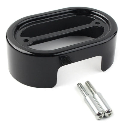 Black Voltage Regulator Cover for Harley Softail FXST FLST FXSTD Fat Boy (2001–2006)