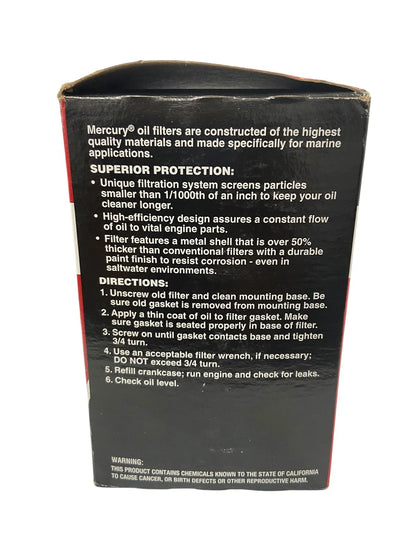 Verado Oil Filter for Mercury 200-235 Hp Outboard (35-877769K01)