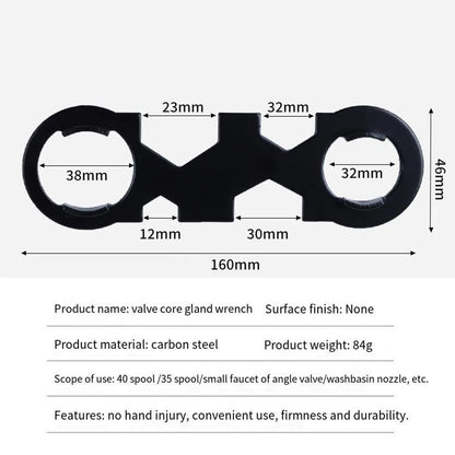 Metal Faucet Valve Wrench Tool for Aerator Repair (Universal)