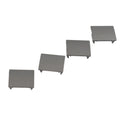 Set of 4 Door Panel Covers for BMW E65 E66 7 Series (Grey)