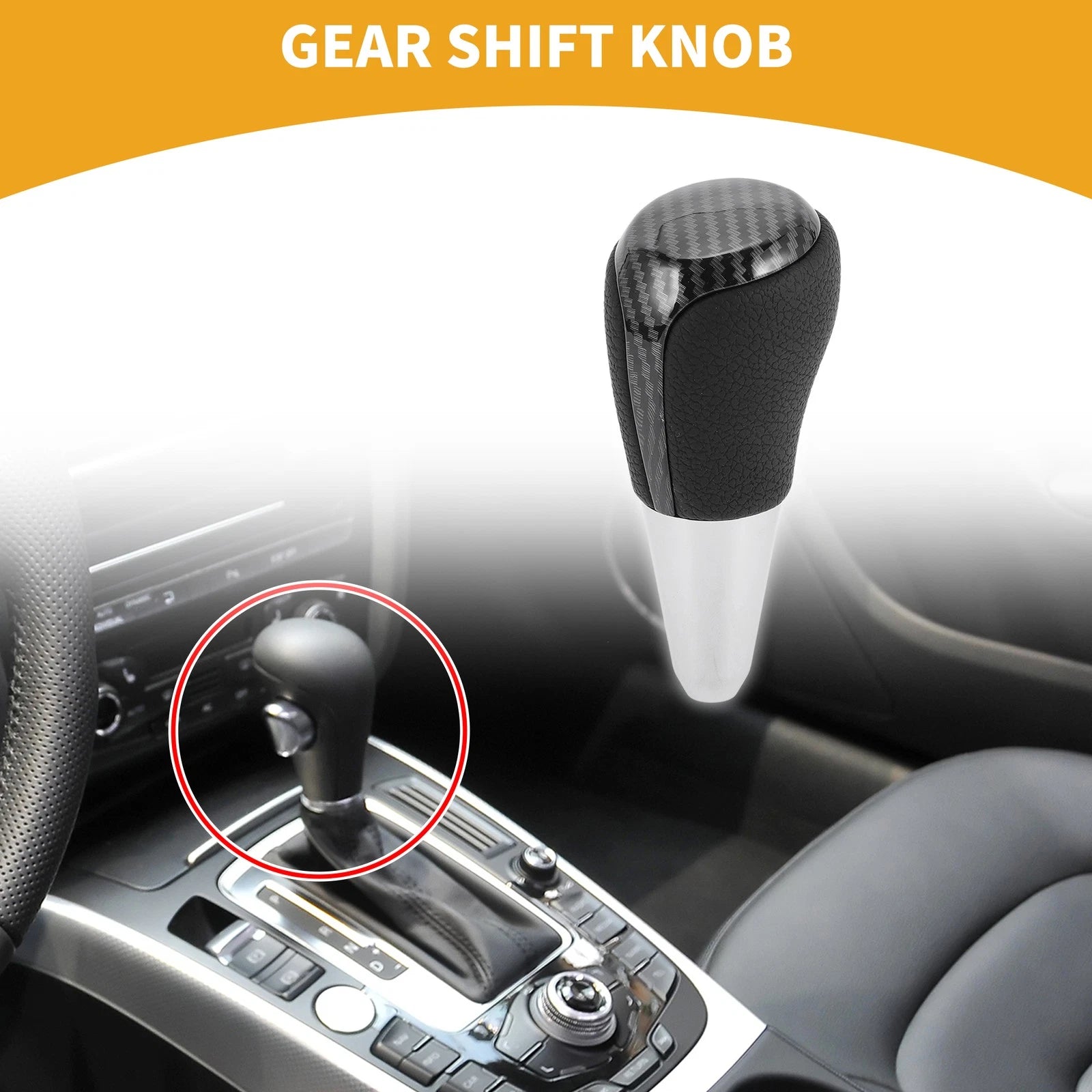Automatic Gear Shifter Knob Replacement for Toyota Prius C (2012–2017)