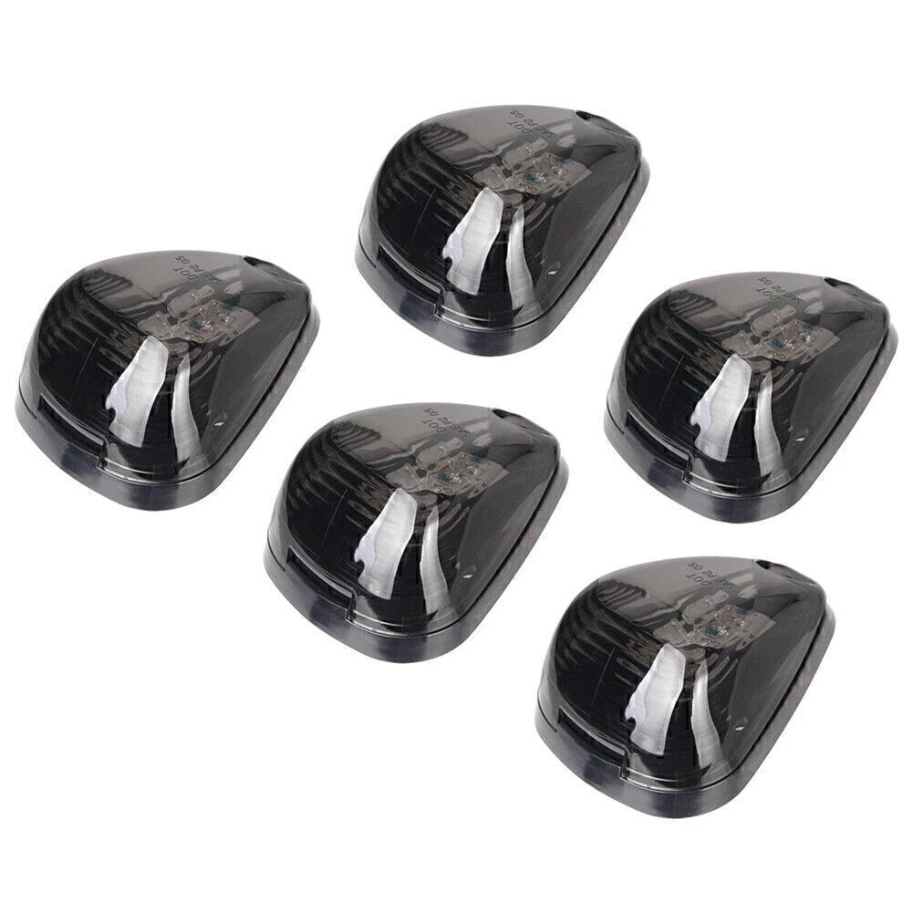 Set of 5 Cab Marker Roof Top Running Light Covers for Ford E-150 E-250 (1999–2016)