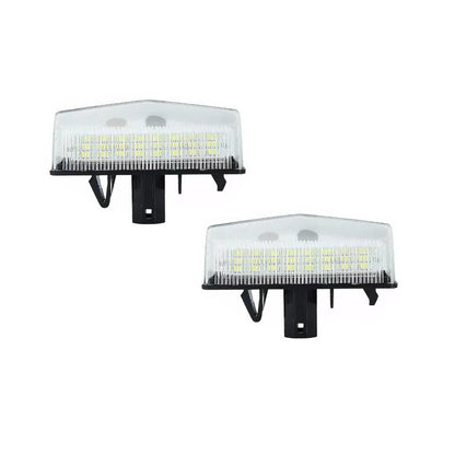 1 Pair LED License Plate Light Rear Tag Lamp Assembly For Toyota Prius 2004-2015