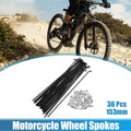 Bicycle Spokes Kit J Bend 14G 153mm with Nipples for 26 Inch Wheel (—)