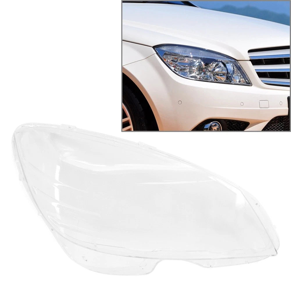 1x Headlight Lamp Lens Cover For Mercedes Benz C Class W204 2008-2011 2048208761