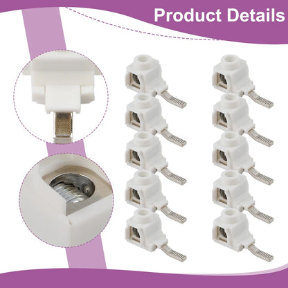 Set of 10 Busbar Terminal Block Connectors for Wiring Solutions