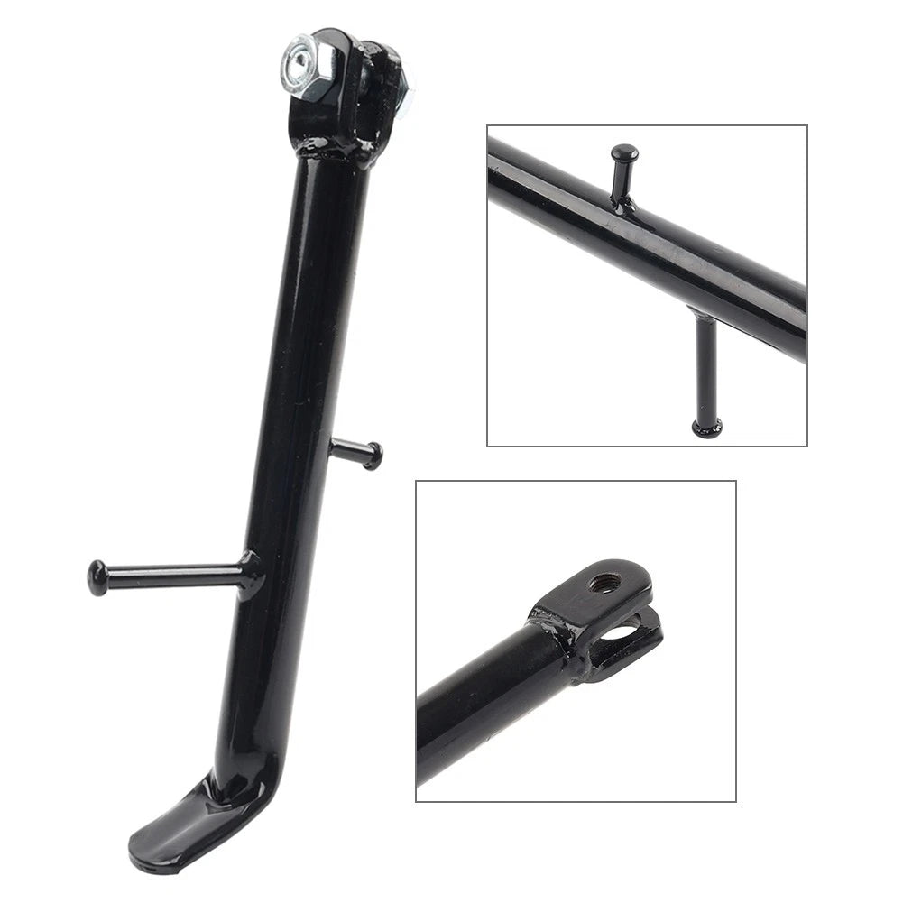 Side Support Stand Kickstand with Spring Bolts for Suzuki GN125 GS125 (N/A)