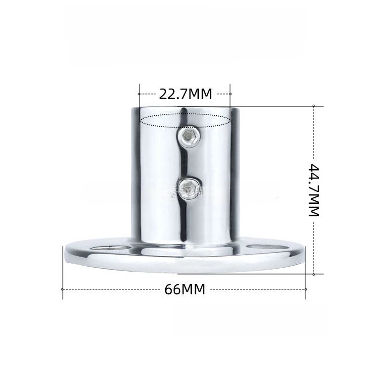 Boat Rail Clamp for (316 Stainless, Mirror Polished)