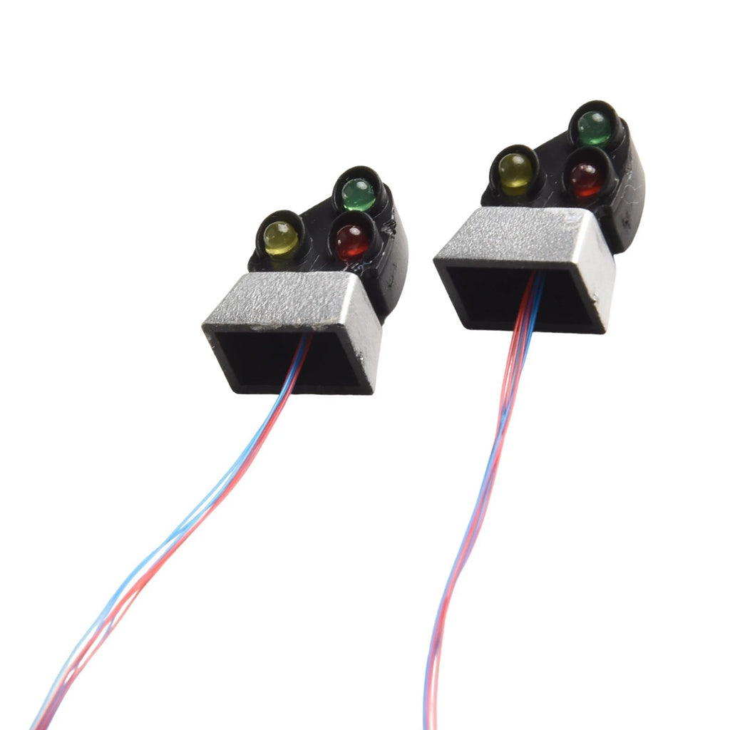 2X Railway Block Signal for Train (Low Signal, 3 Lights)