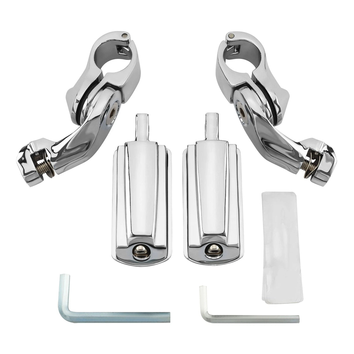 Chrome Adjustable Highway Short Mount Foot Pegs for Harley Sportster
