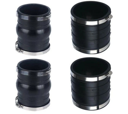 Exhaust Hose Bellows for OMC Volvo Penta 4.3/5.0/5.7L (Upper Lower Rubber)
