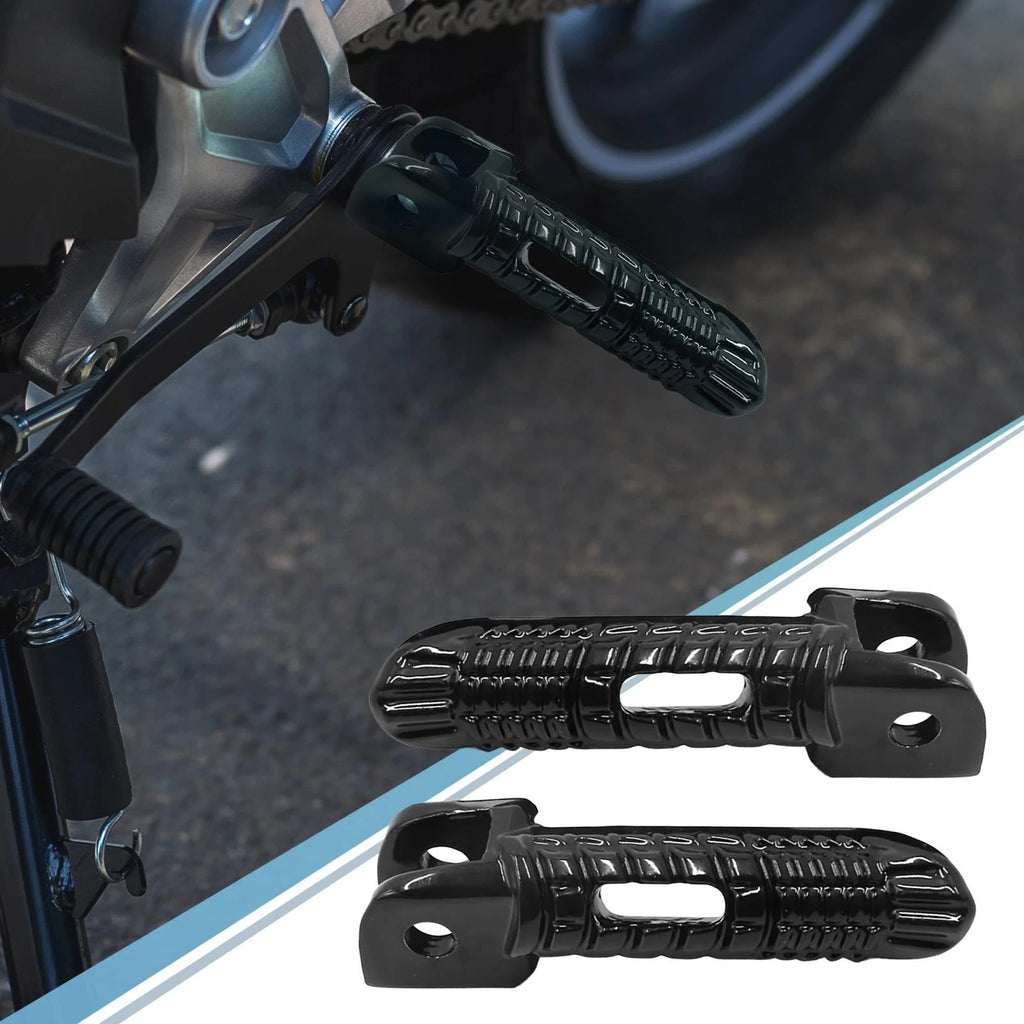 Pair Aluminum Footpegs 8mm Replacement for Suzuki Motorcycle (2000–2026)