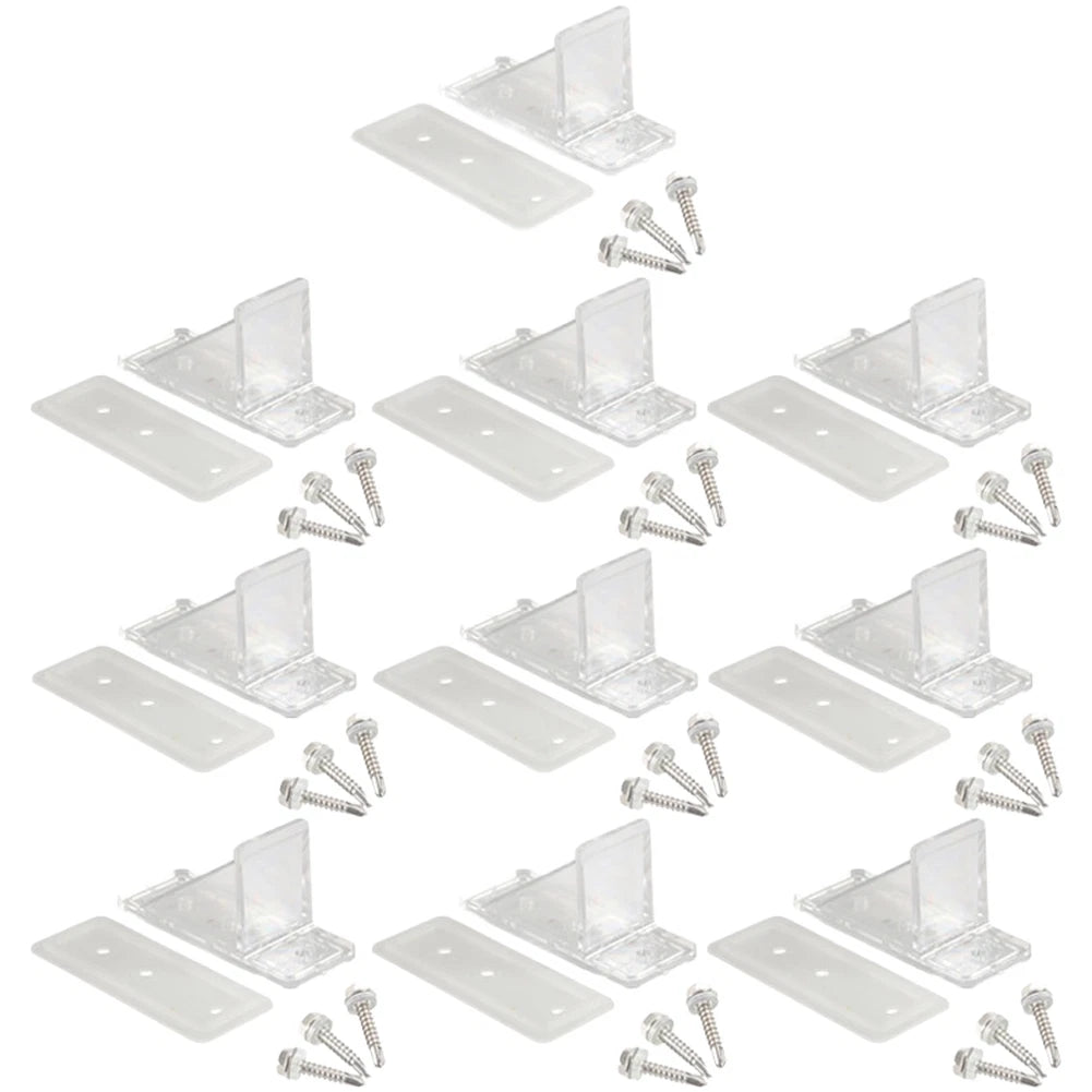 10pcs Snow Guard Set for Metal Roof (Black Green)