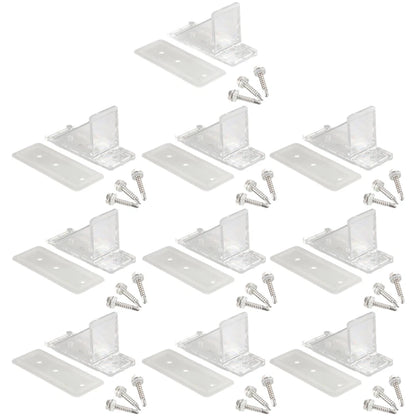 10pcs Snow Guard Set for Metal Roof (Black Green)
