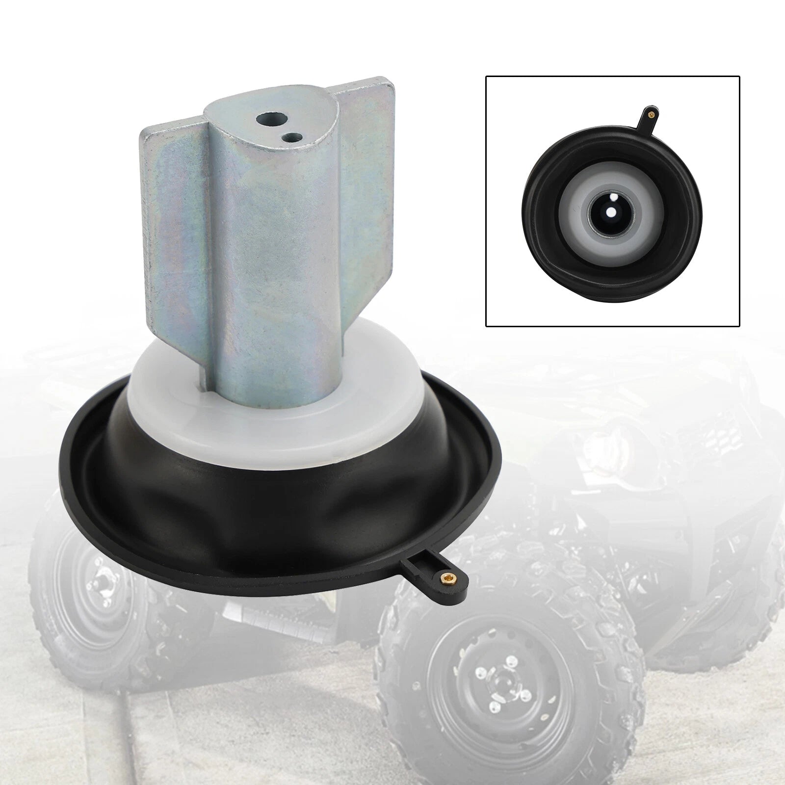 Carburetor Plunger Diaphragm for Kawasaki Prairie 700 KVF650 KFX700 KVF700