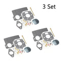 Set of 3 Carburetor Rebuild Parts for B&S 394989 243431 243432 243434 243436