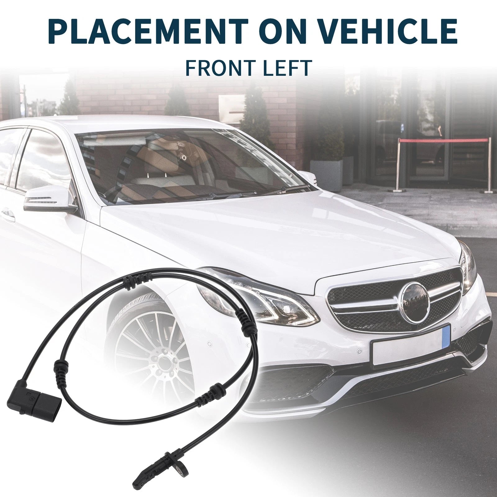 Front Left ABS Wheel Speed Sensor for Mercedes-Benz S450 S550 (2014–2021)