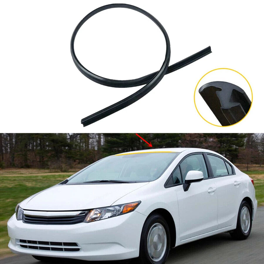 Front Windshield Roof Reveal Molding Weatherstrip for Honda Civic (2006–2011)