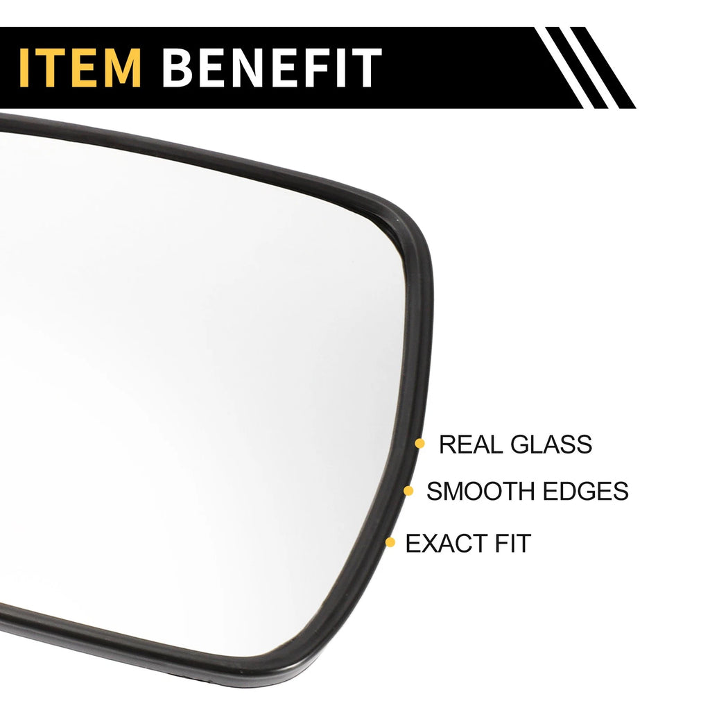 Heated Left Side Mirror Glass Replacement for Toyota Tacoma (2005–2011)