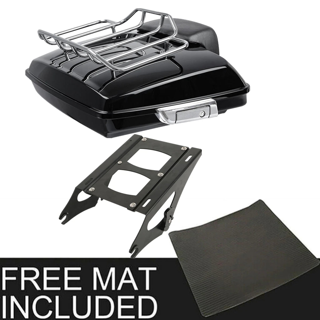Razor Trunk Backrest Pad Mount Rack for Harley Touring Glide (2014–Present)