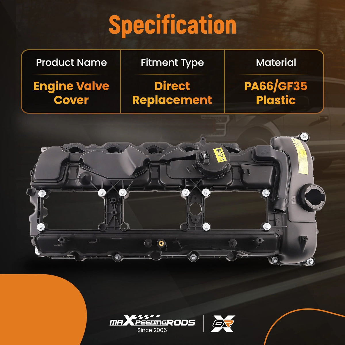 Engine Valve Cover Kit for BMW S55 M2 Competition M3 M4 (2015–2021) w/ Gasket