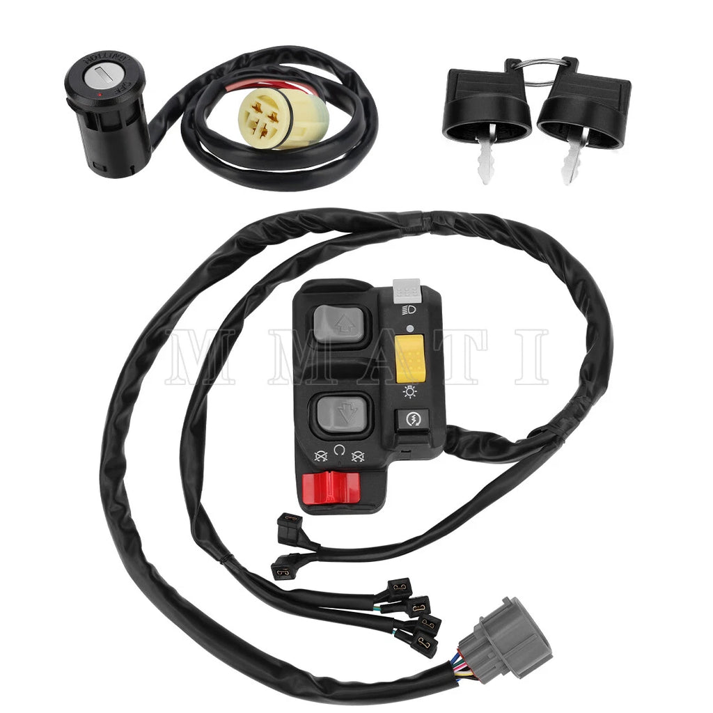 Start Stop Switch & Key Switch for Honda Rancher 420 TRX420 (2007–2013)
