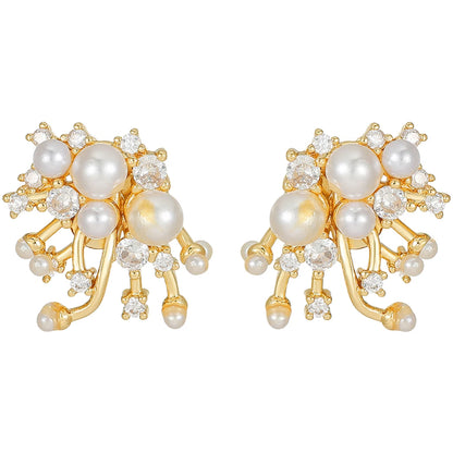 Eight-pointed Star Clip Diamond Ear Cuff for Evening Events