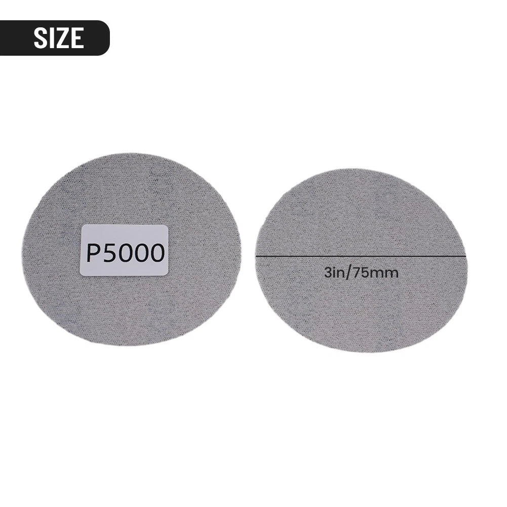 50pcs 3 Inch Wet Dry Hook Sanding Discs Abrasive Pads