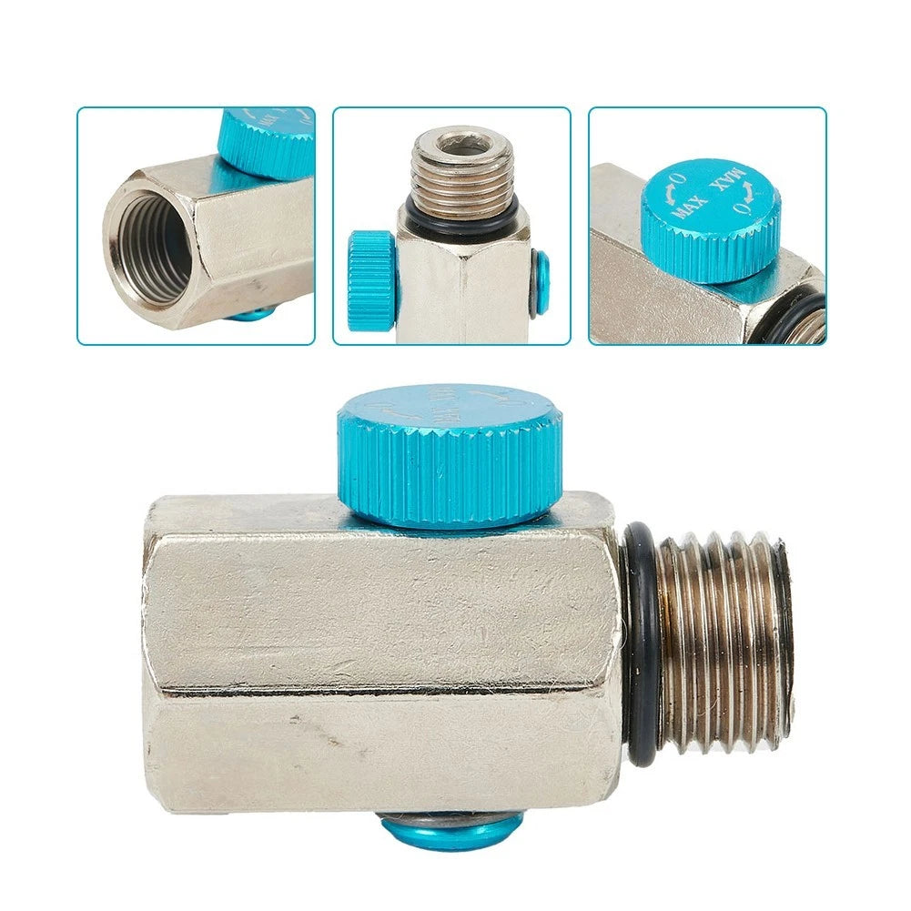 Air Flow Regulator Control Tool Valve for Air Adjustment (1/4 NPT)