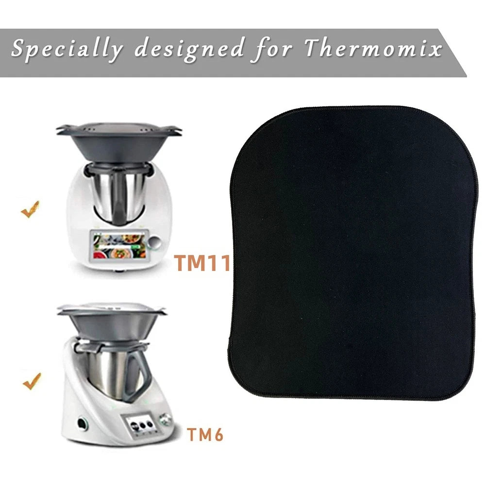 Black Rubber Protective Pad for Kitchen Countertop Appliance Stability
