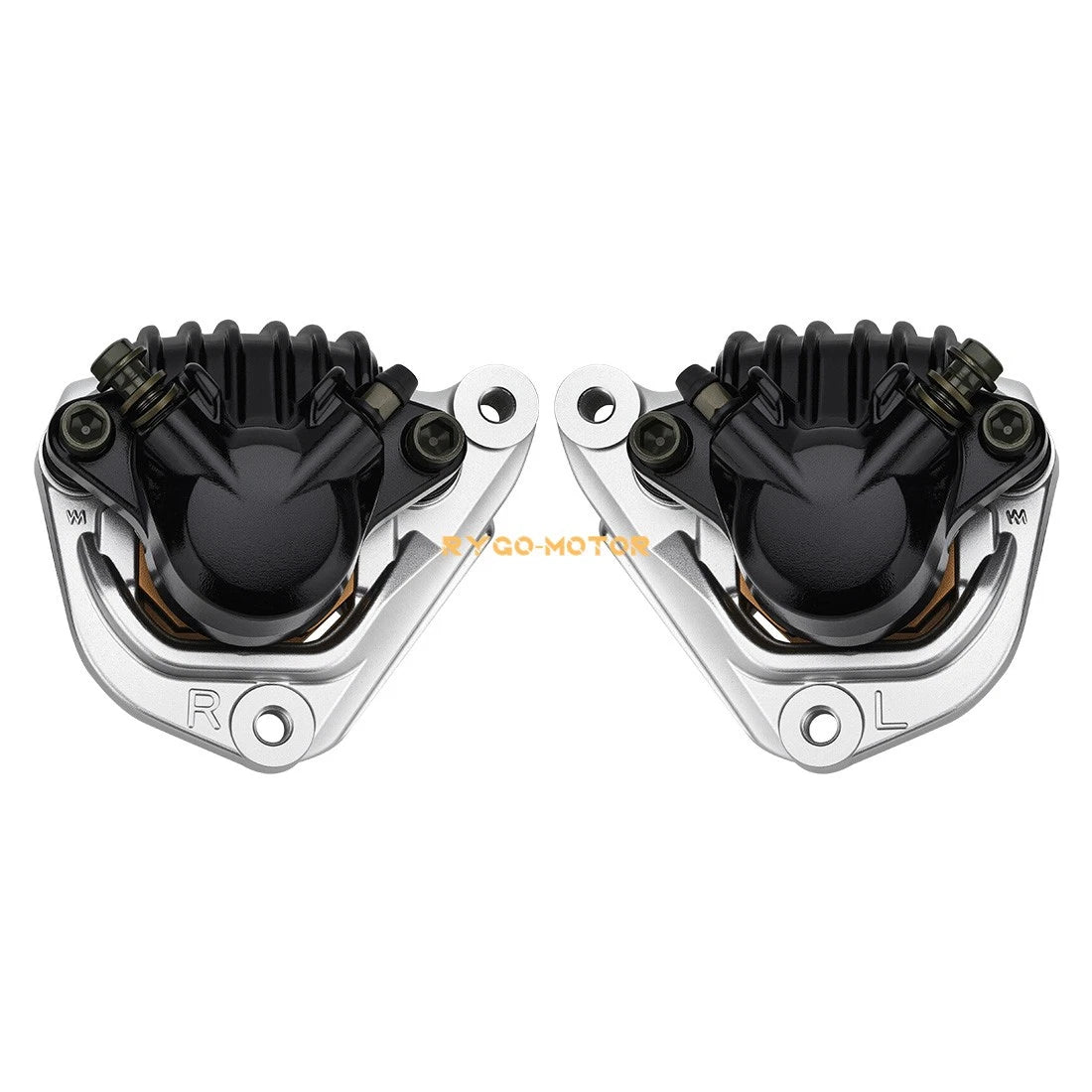 Front Left & Right Brake Caliper w/Pads for Honda Goldwing 1000 (1975–1977)