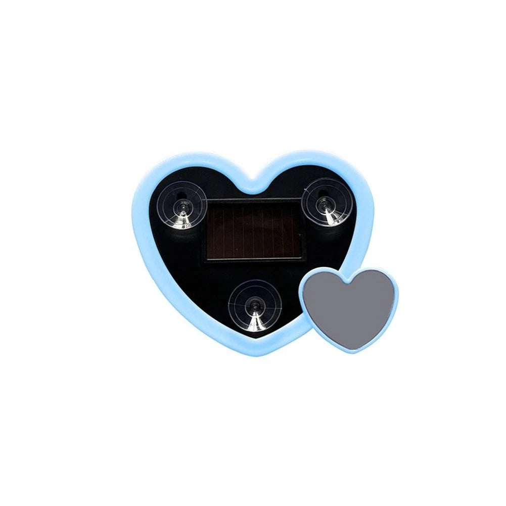 Solar Powered Heart Shaped Neon LED Light for Car Window Lamp