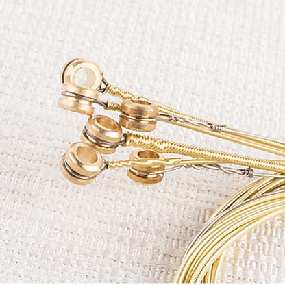 Set of 4 Stainless Steel Guitar Strings for Professional Use