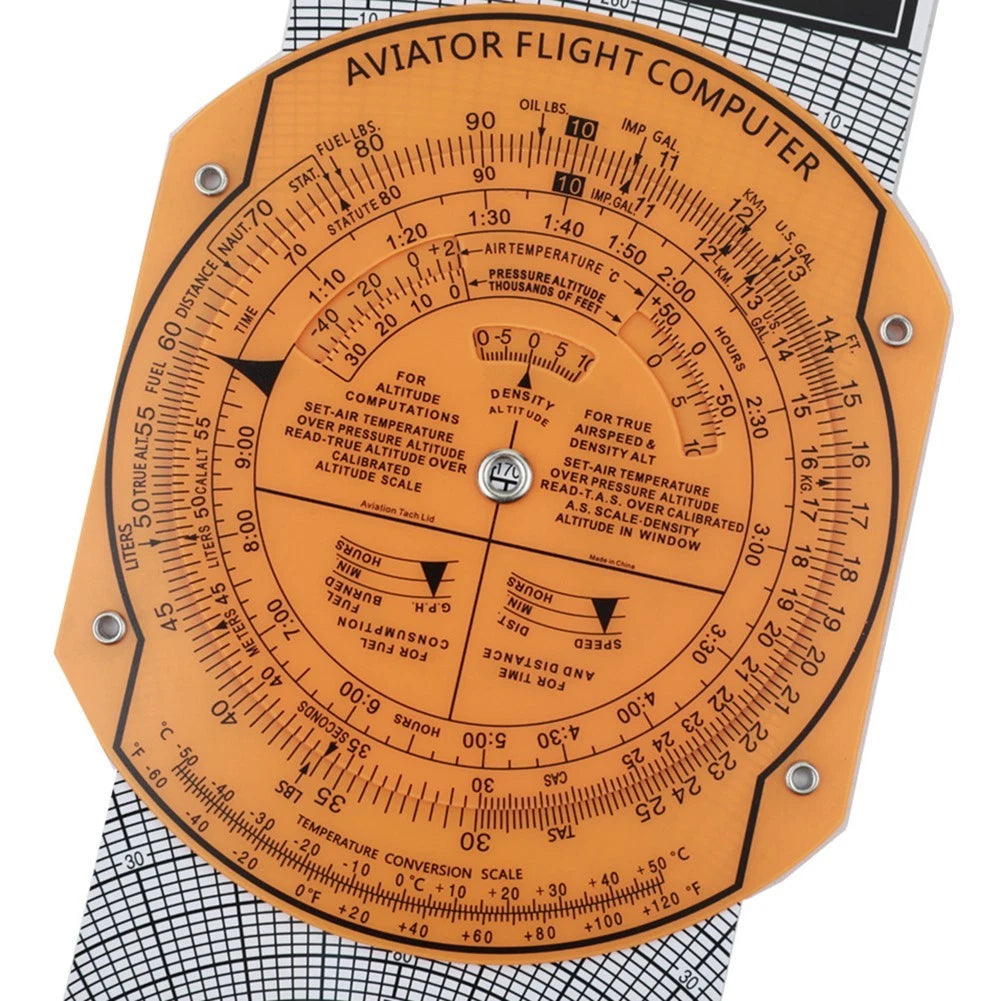 Aviation Plotter Calibrated Scale for Precision Measurements