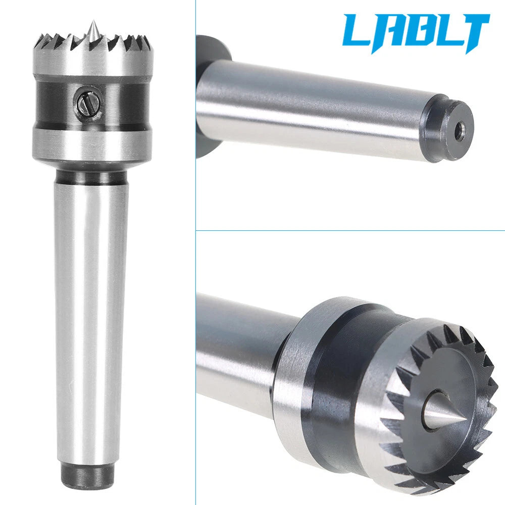 Crown Multi Spur Wood Turning Lathe Drive Center with MT2 Arbor for LABLT