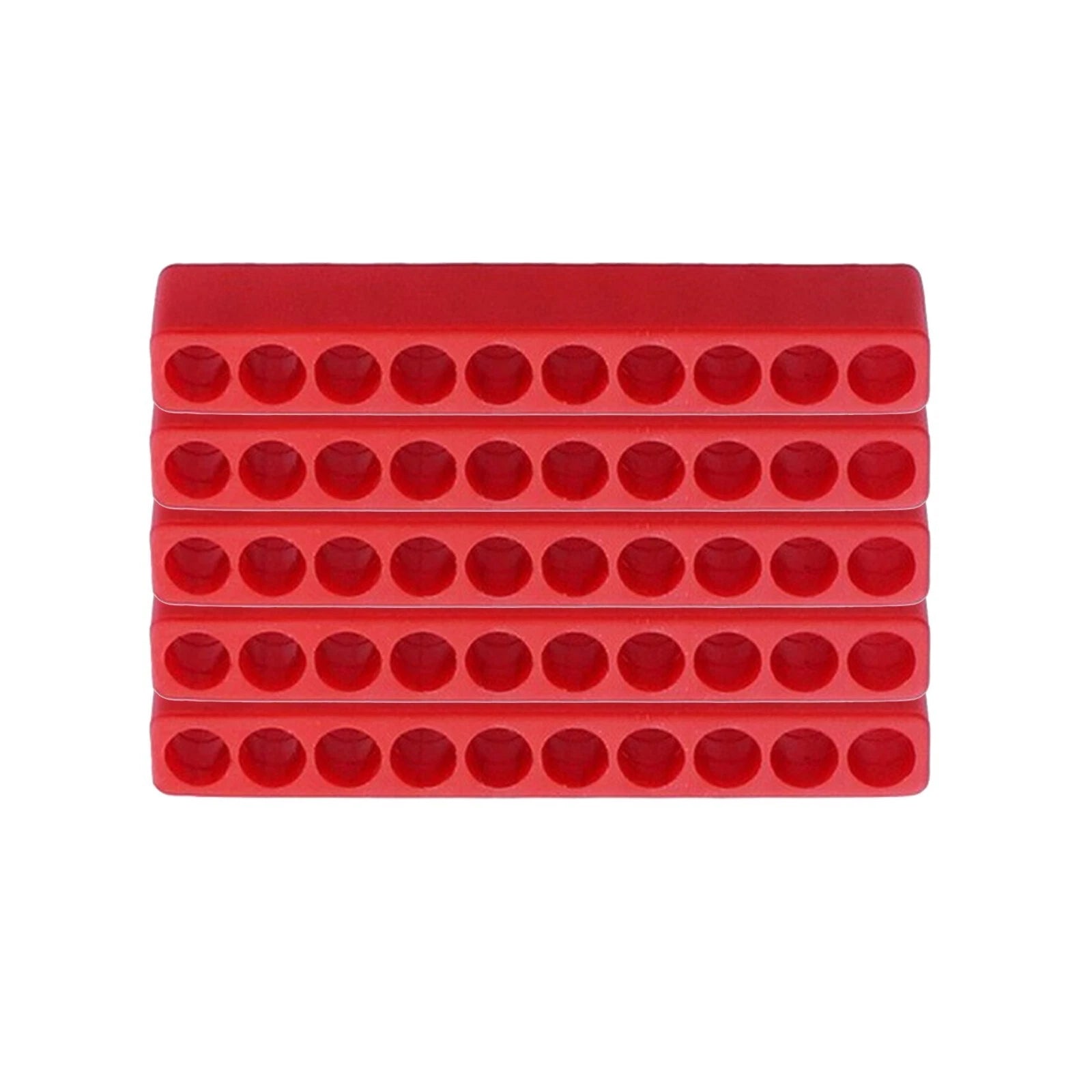 5X Bit Holder 10 Hole 1/4" Hex Shank for Screwdriver Storage
