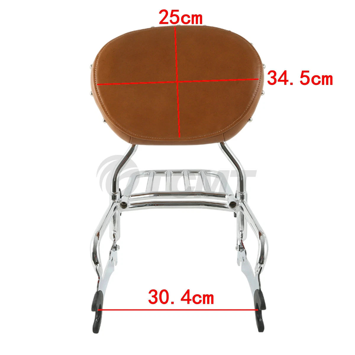 Sissy Bar Backrest Rack Mount Spools for Indian Roadmaster Springfield (2017–2022)